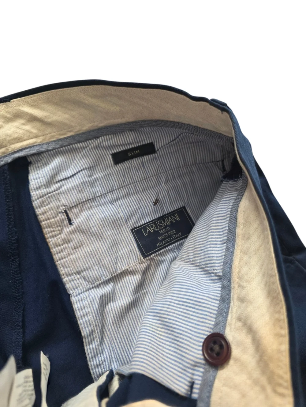 J. Crew Men's Navy Slim Bowery Chino Pants 32x32